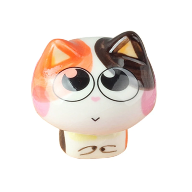 Милые керамические Chubby Cat орнаменты стол мультфильм Животные креативные Дети