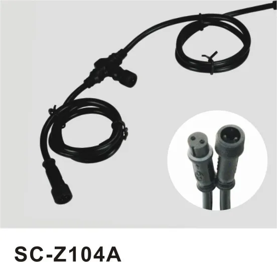 2-Pin T соединительный кабель/Провода IP67 Водонепроницаемый для LED Light 0.5 м расстояние между двумя Лампы для мотоциклов(можно установить 6 шт. огни