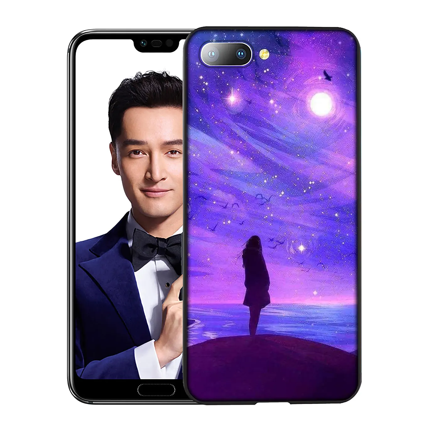 Мягкий силиконовый чехол YIMAOC infinity on Purple Lotus flower для Huawei Y9 Y7 Y6 Prime 2019 Honor 20 8C 8X 8 9 9X 10 Lite