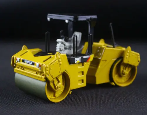 Литая игрушка модель DM 1:50 гусеница кошка CB-534D XW асфальтовый каток роликовая Инженерная техника 55132 для подарка, украшения