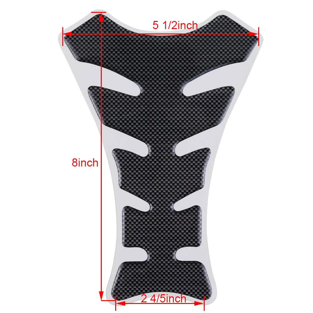Motorcycle Tank Side Gas Knee Pads Fit For Yamaha FZ-6N 06 2007 2008 2009 2010