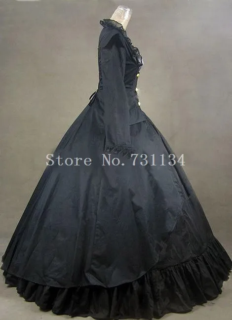 Готическое викторианское стимпанк 3 предмета платье историческая реконструкция