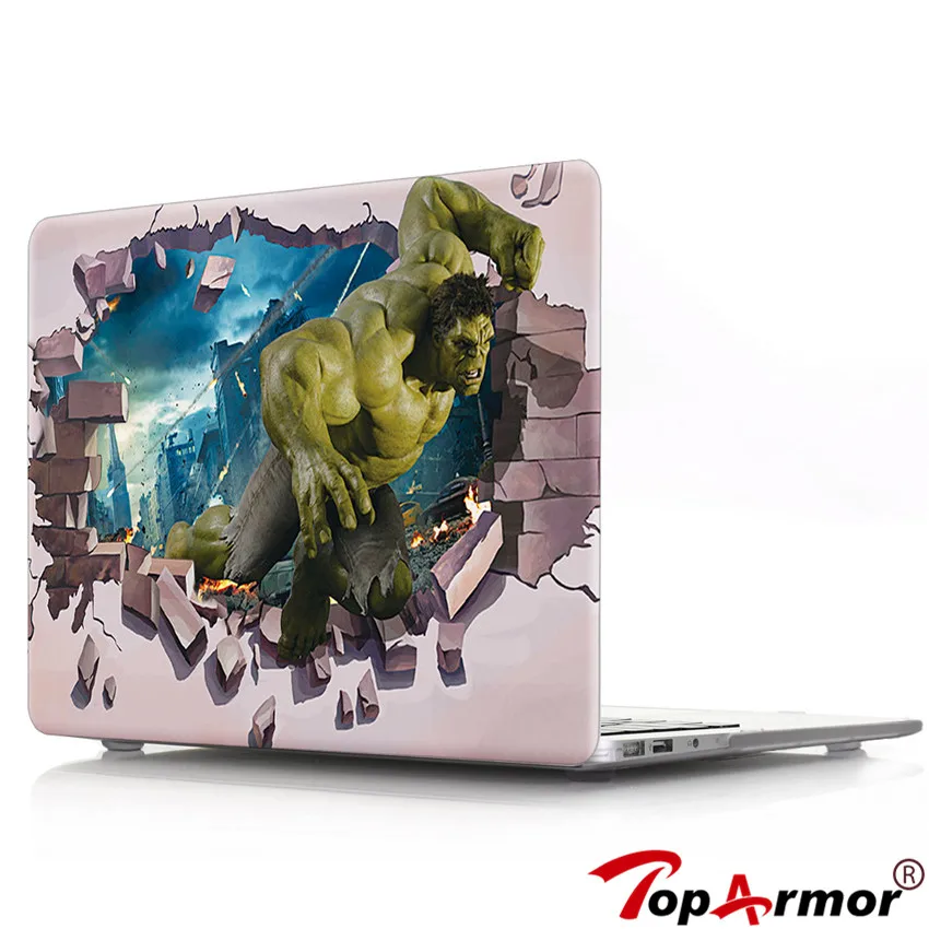 Для Apple Macbook Air 13 пластиковый жесткий 3D чехол с изображением динозавра слона для Pro