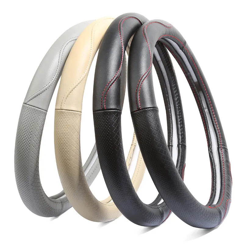 Чехол рулевого колеса автомобиля из натуральной кожи автомобильные аксессуары