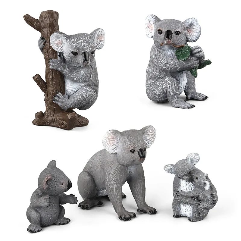 Австралийские животные Оригинальные фигурки коалы игрушки для животных модель