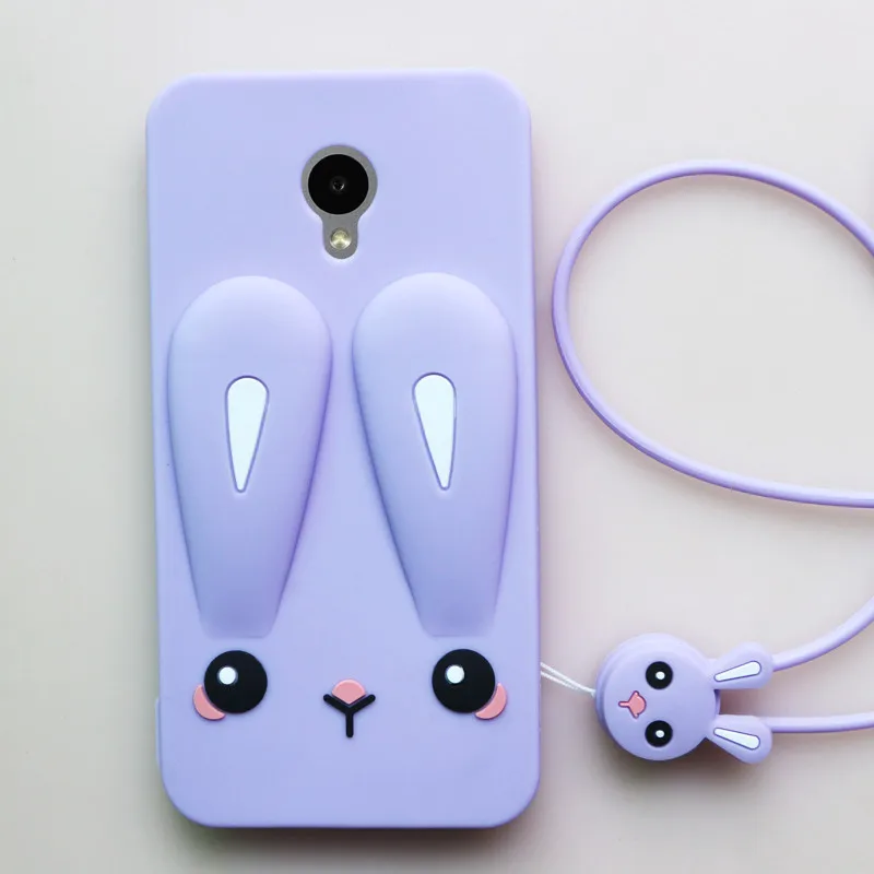 Модный мультяшный противоударный чехол для Meizu M6 M5 M5C M5S M3S Mini M3 Note с заячьими