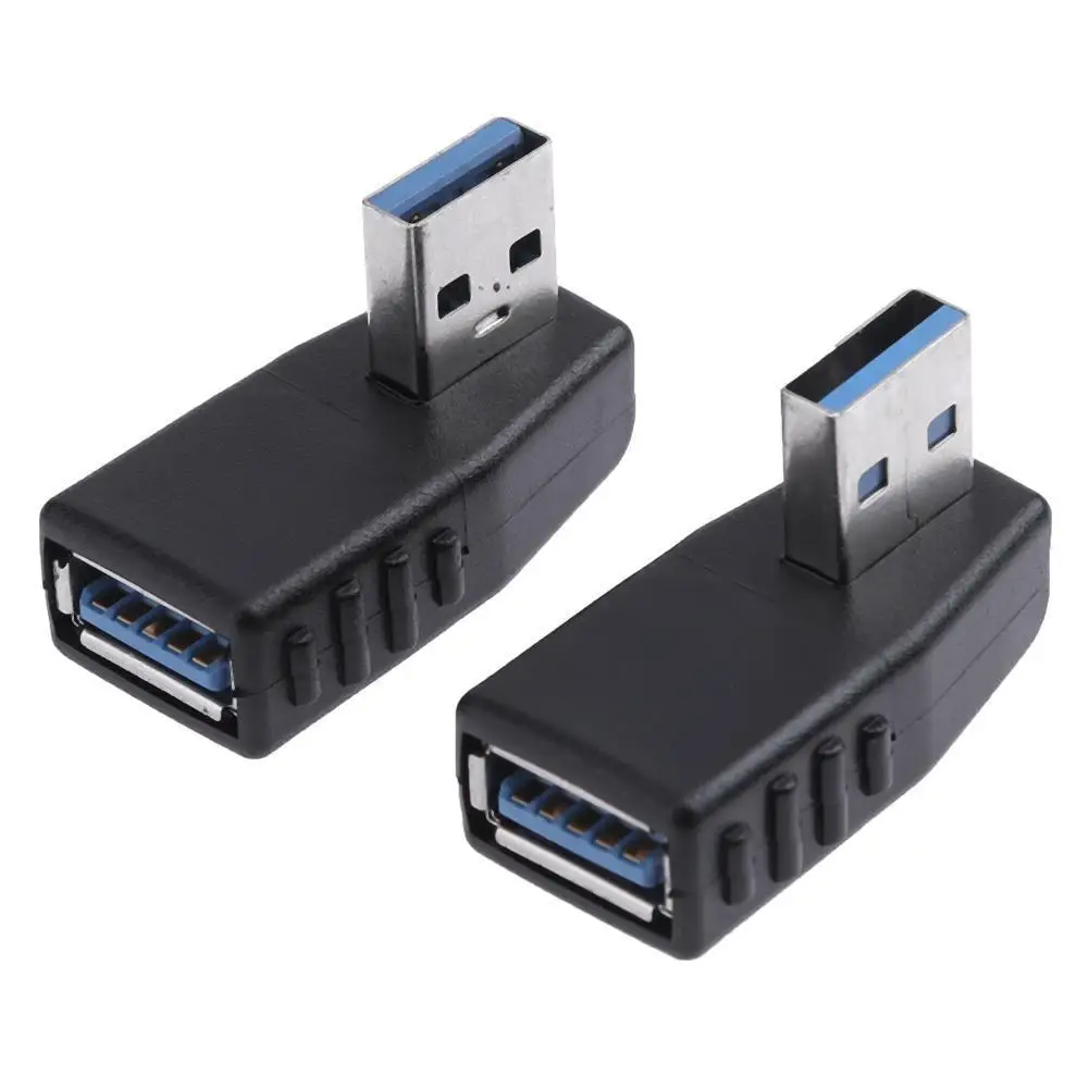 SHGO 5 в 1 USB 3 0 A папа мама 90 градусов + Прямой Угловой адаптер Коннектор
