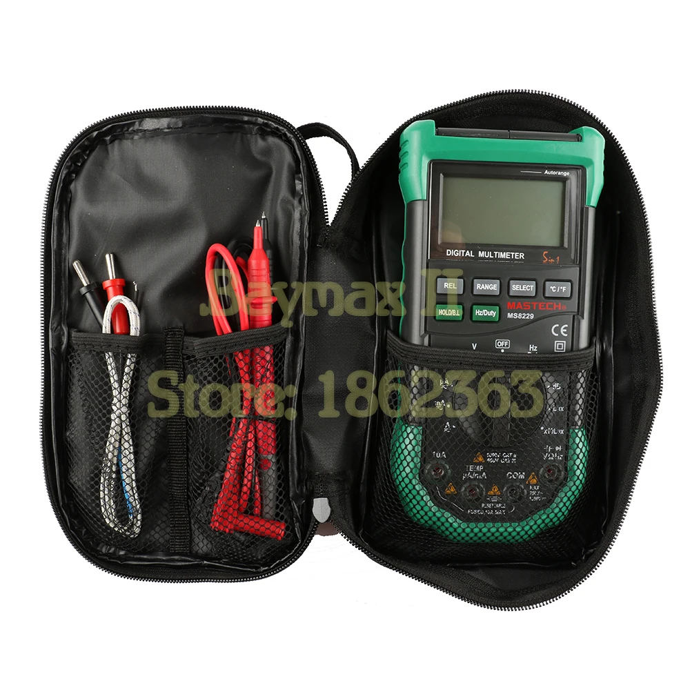 Черная Холщовая Сумка для цифрового мультиметра также подходит других марок