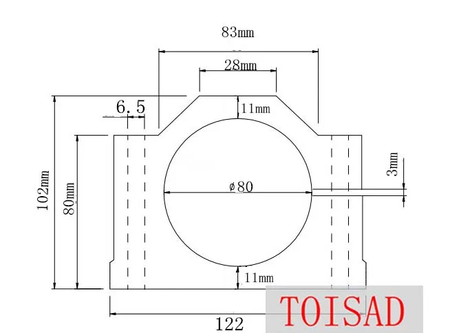 80 мм шпиндель кронштейн крепление зажим Крепление CNC 4 шт. винты|80mm spindle|80mm spindle