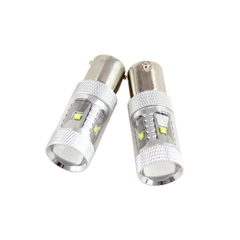 2x30 Вт 1156 S25 P21W BA15S CREE Чип 6000K белый/желтый/красный автомобиль светодиодный