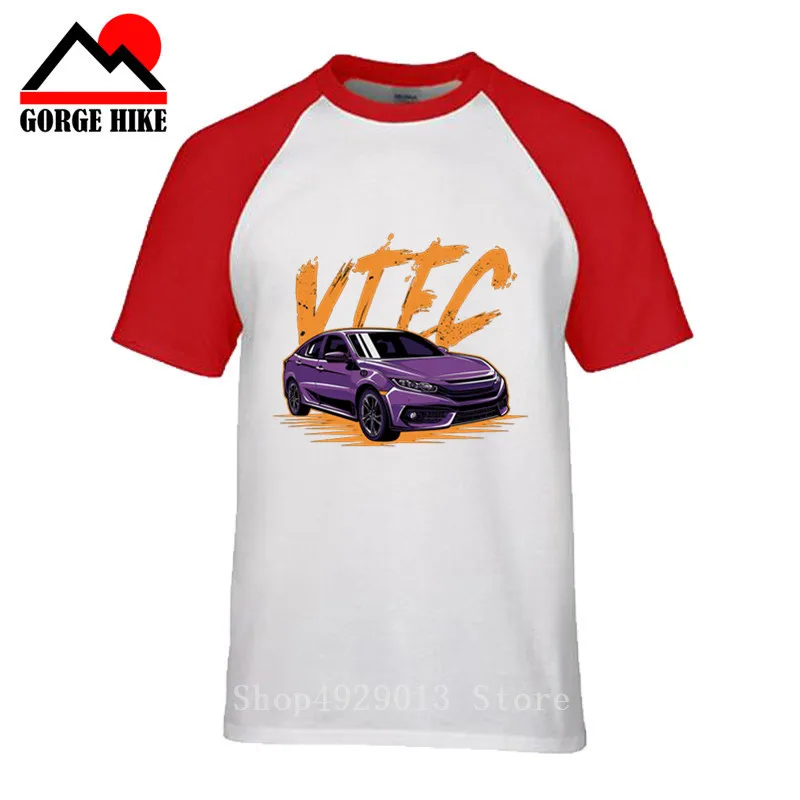 Горячая продажа Civic VTEC JDM 100% хлопок японский автомобиль поколения тюнер машинная