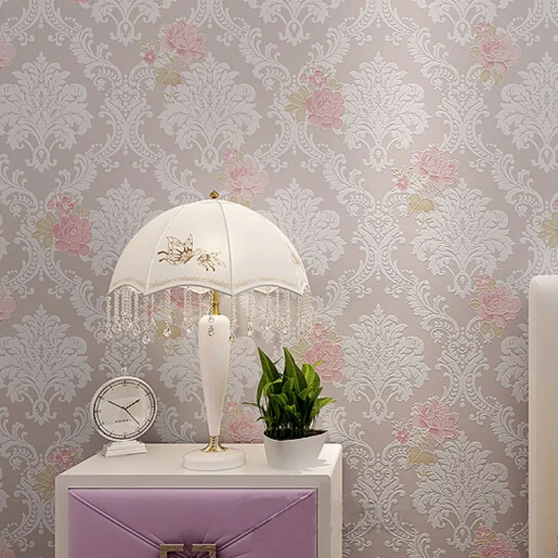Beibehang высококачественные современные роскошные 3d обои рулон для стен с цветами