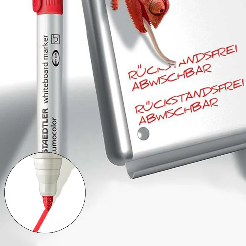 4 шт./лот STAEDTLER 351 2 мм маркер для сухой белой доски Легко протирается офисные и