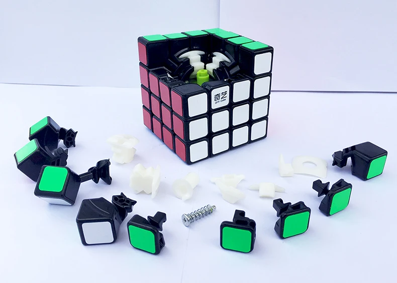 QiYi Волшебные кубики 4x4x4 головоломка Скорость Cubo Magico Profissional Магнитный Нео Куб Магнитная Развивающие игрушки для детей игра куб