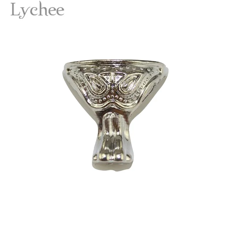 Фото Lychee 1pcs Vintage Jewelry Chest Box Feet Leg Antique Bronze Color Silver Furniture Parts Supplies Мебель Lychee 1pcs Vintage Jewelry Chest Box Feet Leg Antique Bronze Color Silver Furniture Parts Supplies Мебель