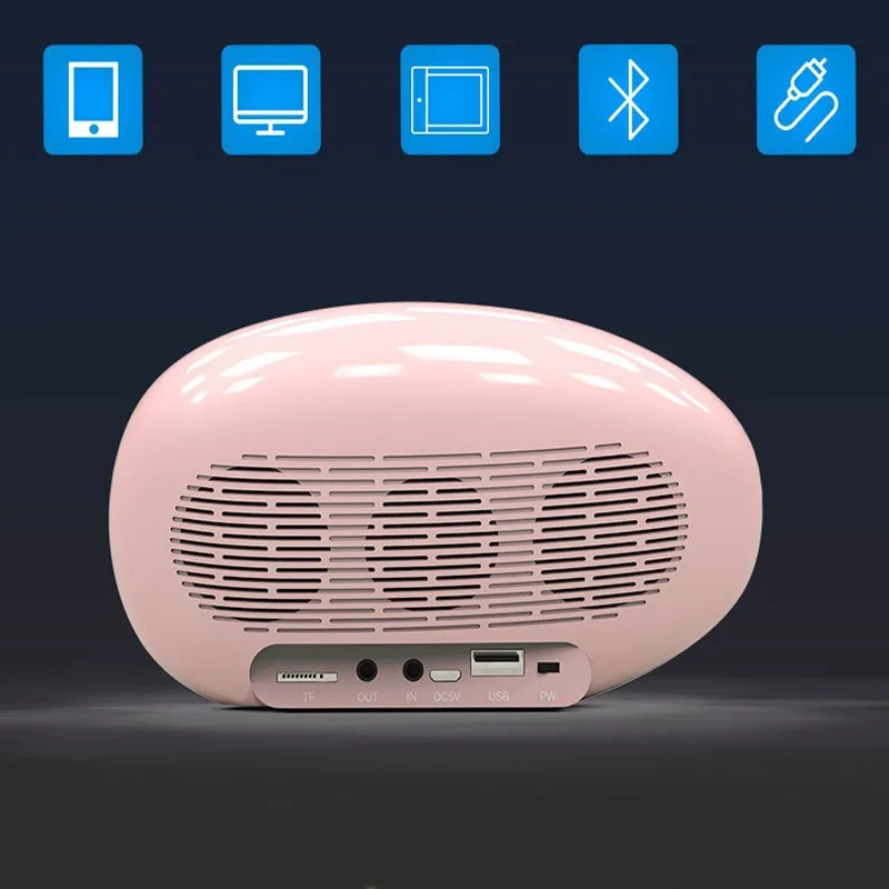 Bluetooth-динамик 2019 НОВЫЙ Температурный радиоприемник электронный будильник