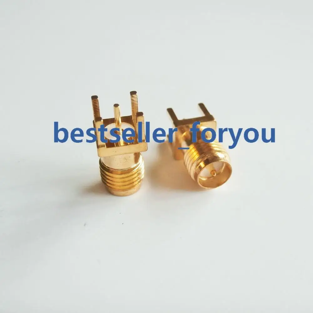 1 шт. PCB крепление RP SMA RPSMAFemale Джек Прямой разъем РЧ коаксиального адаптера|connector