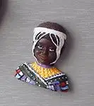 

South African Black Woman Commemorates Fridge Magnets