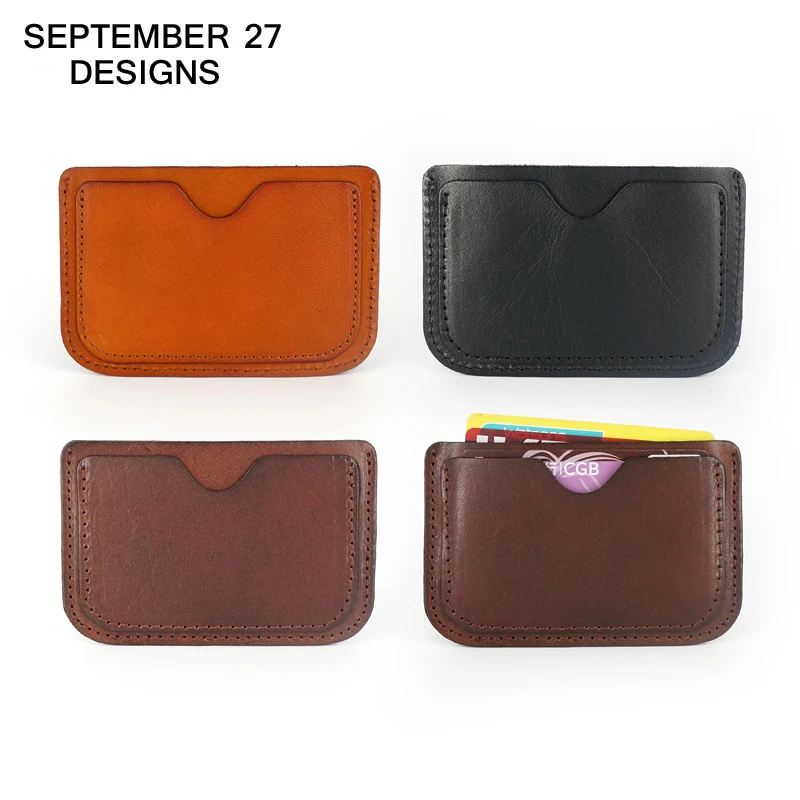 Новинка модный тонкий чехол для кредитных/ID/автобусных карт из натуральной кожи