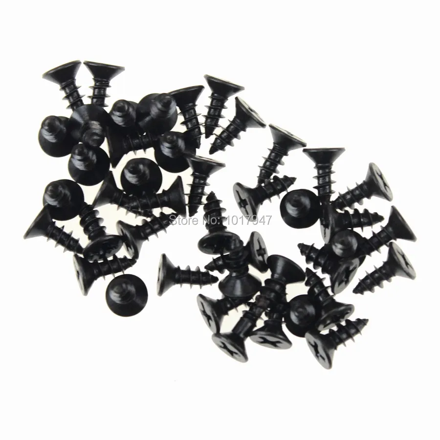 100 шт./партия черный чехол для компьютера|fan|fastenerfastener screw |