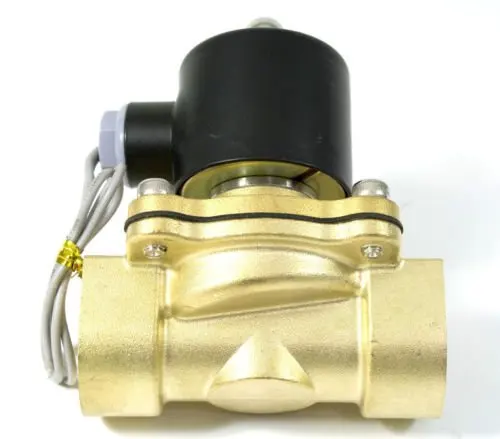 

Free Shipping 5PCS G1'' Irrigation Water Brass Valves Solenoids 2W250-25 AC 220V