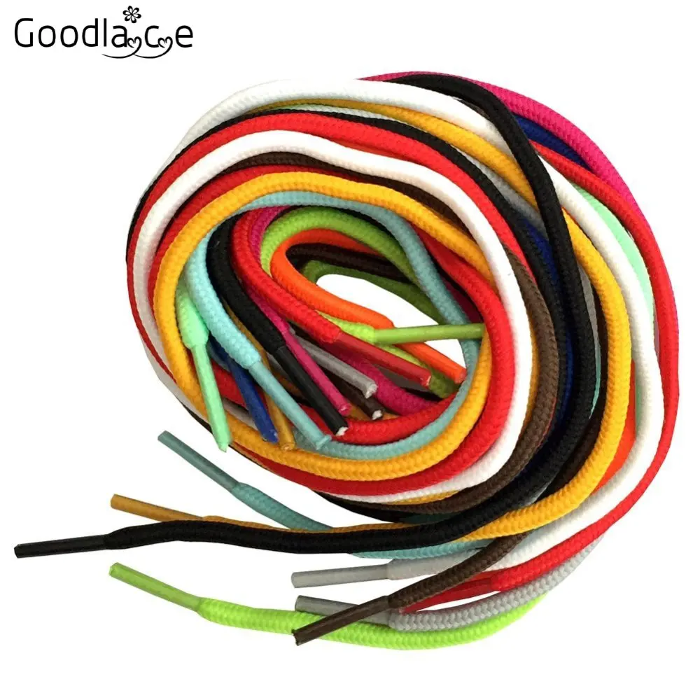 50 Pairs Lot of Round Shoelaces 220cm / 86.5 Inch Long of Boot Laces Shoe Laces Shoestrings Cord Ropes
