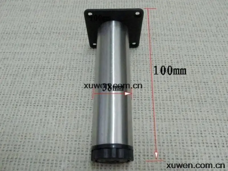 1 шт. металлическая мебель регулируемая кабинет диван кресло кровать ног ноги 3.94