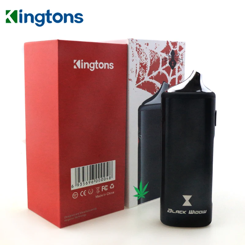 Сухой травы испаритель Kingtons Черная Вдова Наборы электронных сигарет VAPE 2200 мАч