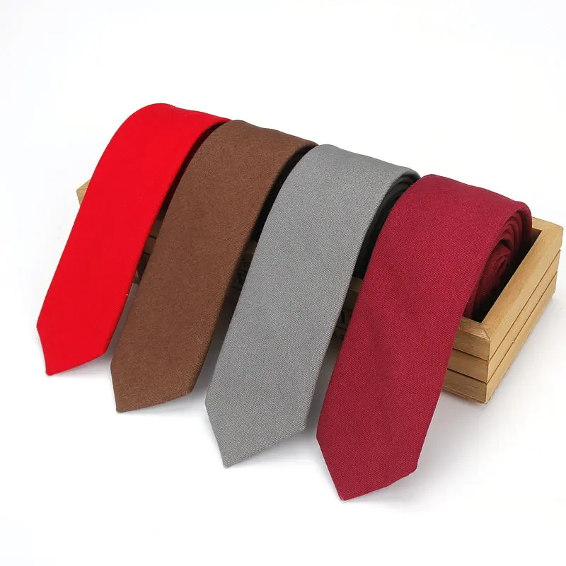 Мужской льняной галстук облегающий с принтом для свадебной вечеринки
