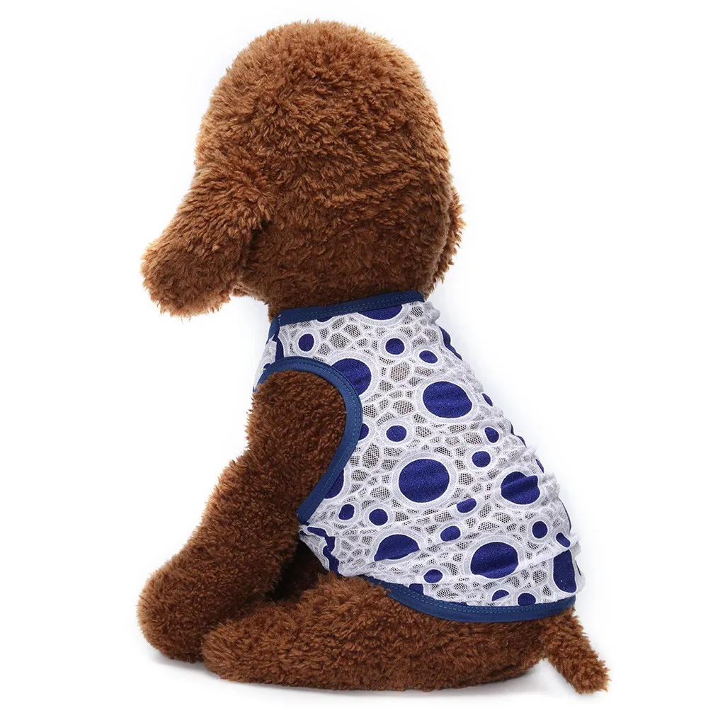 Одежда для собак жилет одежда кошек наряд щенков лето и осень Модный узор удобная