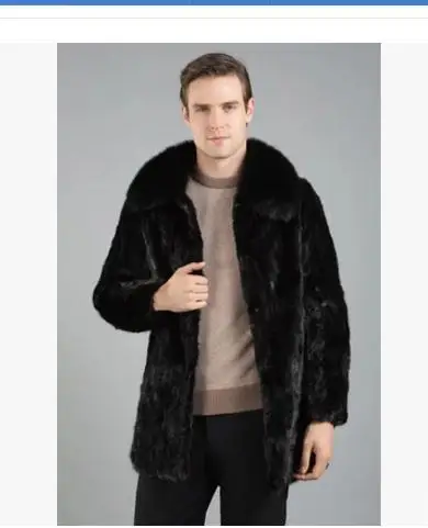 Abrigos Mujer Invierno Winter Autumn Men'S Coat Newest Faux Fur Male Fake Overcoat Plus Size Jackets Clothes K521 | Мужская одежда