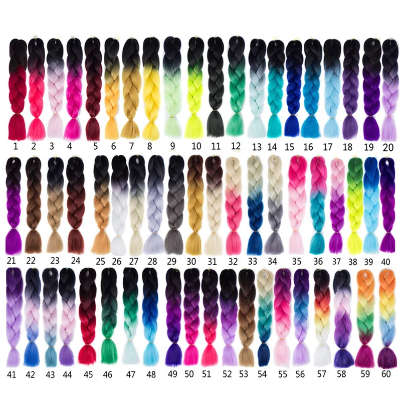 LISI HAIR 24 дюйма Джамбо косы длинные Омбре вязанные волосы синтетические плетеные