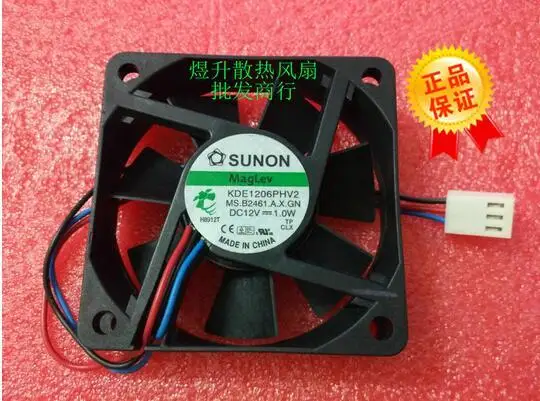 SUNON KDE1206PHV2 AC/DC 12V 1 0 W 6 см 6015 60*60*15 мм 3 он лайн магнитной левитации Плавающий