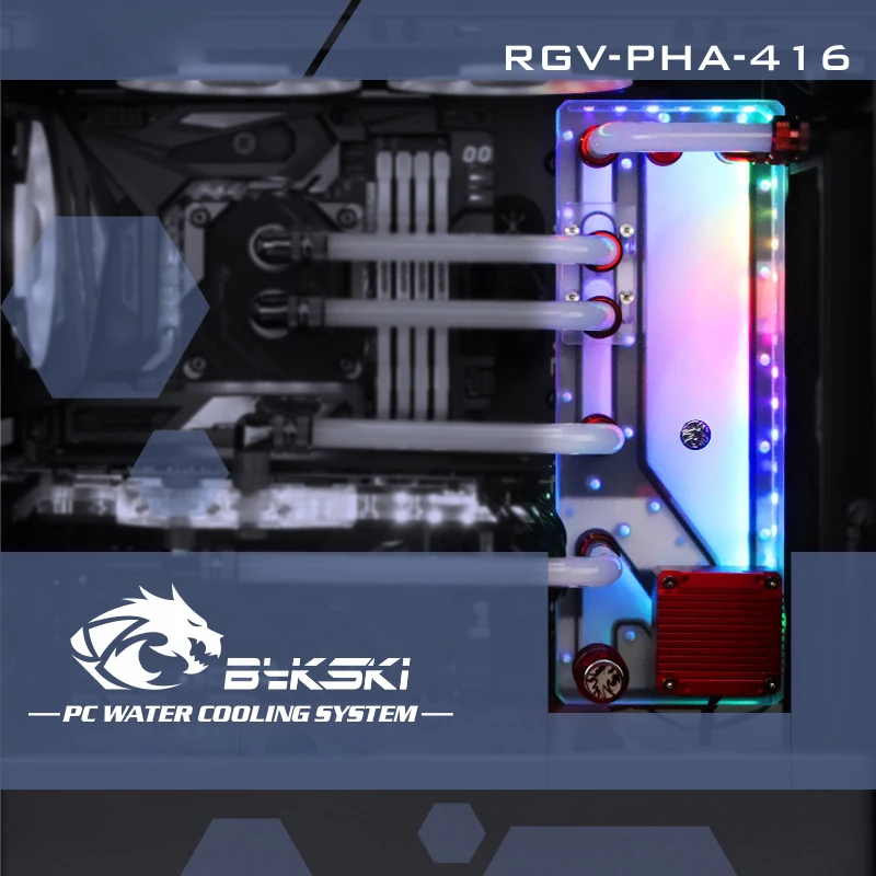 Bykski RGV-PHA-416, водные платы для PHANTEKS 416 чехол, для Intel cpu водоблок и один GPU корпус
