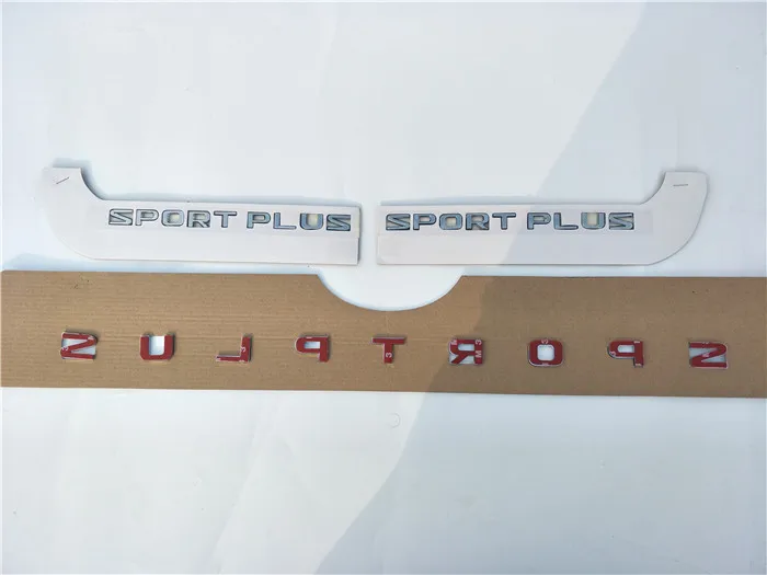 Sport Luhuezu ABS хромированный спортивные Большие буквы задний эмблема сбоку Знаки для Lexus LX570 аксессуары для Land Cruiser 2013 - Цвет: Sport