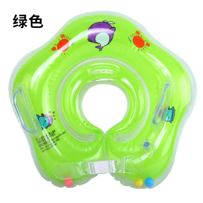 green neck float 1 шт. шеи кольцо безопасности для плавательный круг для тренировок на открытом воздухе Плавание кольцо надувной фламинго надувной воды и напиток# TC - Цвет: green neck float