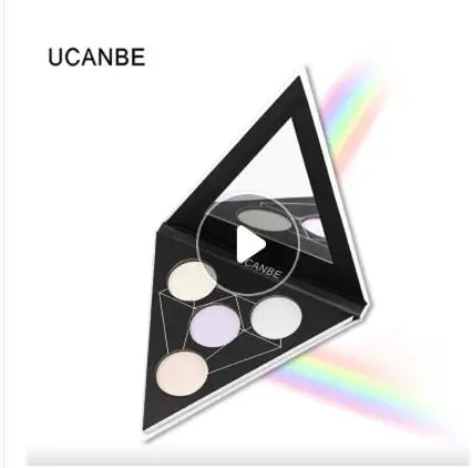 Ucanbe Треугольники блеск обнаженной тени для век ucanbe бренд Палитры
