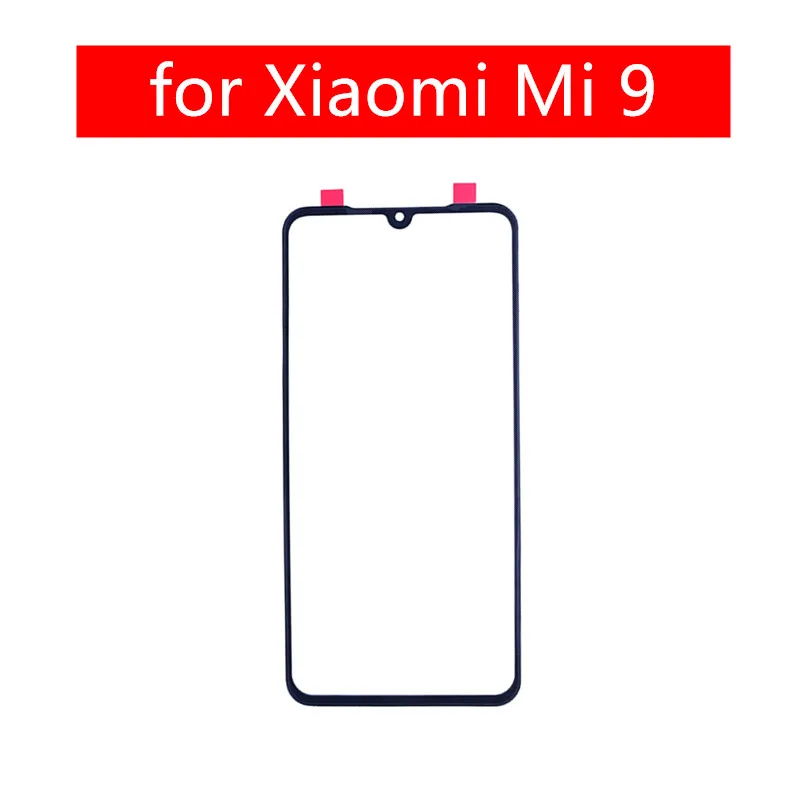 Для Xiaomi Mi 9 сенсорный экран стеклянная панель дигитайзер Сенсорная панель передняя стеклянная панель для Xiaomi Mi 9 Ремонт Запчасти