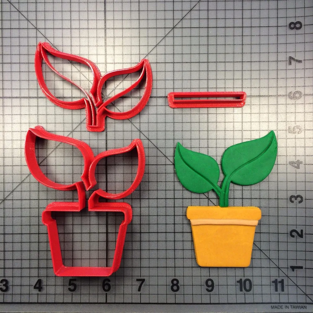Резак для печенья кактус изготовленный на заказ 3D напечатанный кокосовый