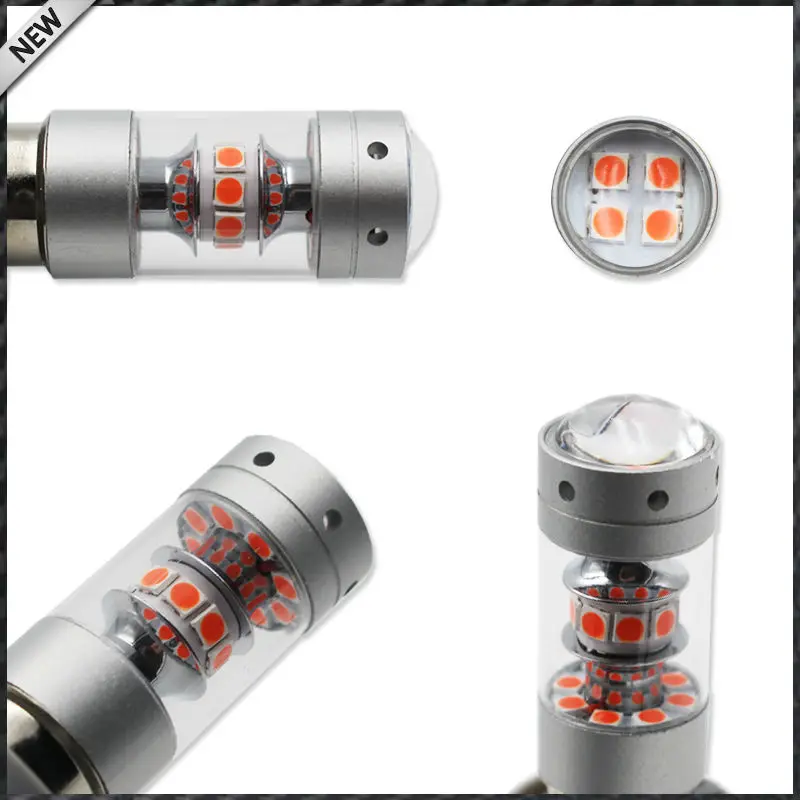 iJDM Brilliant Red 28-piece 3030 SMD 1156 7506 P21W BA15S LED Bulbs For Turn Signal Lights Tail Brake | Автомобили и мотоциклы