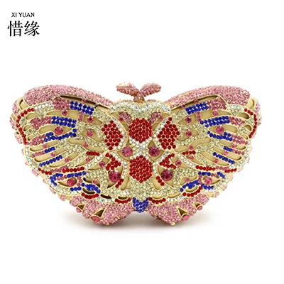 

XIYUAN BRAND Two Sided Beaded big size Fashion women Pearl Evening bags Women Elegant Clutch Gorgeous Bridal Wedding Party Bag