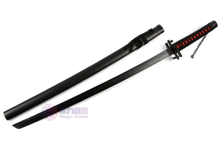 Bleach Kurosaki Ichigo Katana Аниме Косплей деревянный меч лезвие ножа оружие косплей реквизит для Хэллоуина Карнавал вечерние мероприятия