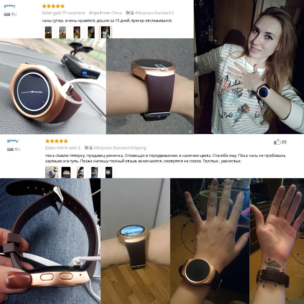 Kingwear kw18, Bluetooth, умные сенсорные часы, пульсометр, Whatsapp, водонепроницаемые Смарт-часы, Android, Смарт-часы с sim-картой