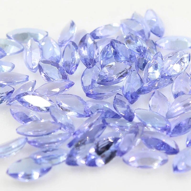 3 мм * 6 Огранка маркиза Танзанит свободный драгоценный камень 100% натуральный