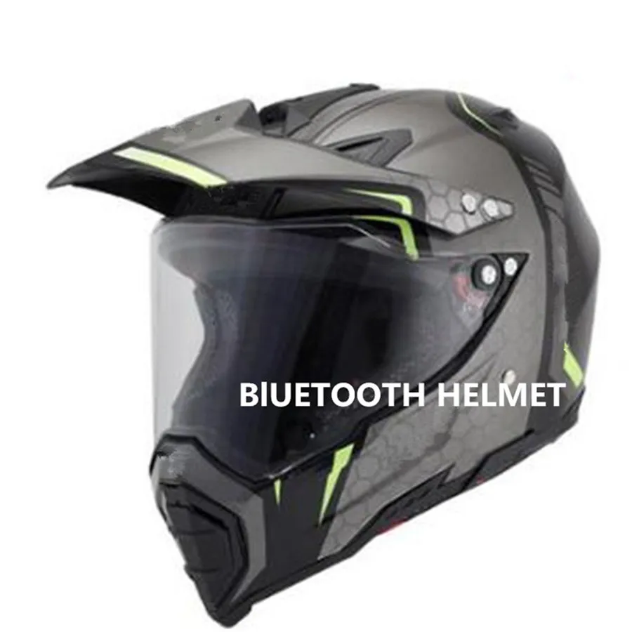 bluetooth helmet Мотоциклетный шлем для мужчин, для езды на автомобиле, четыре сезона, крутой мотоцикл с хвостом, автомобильный Зимний шлем с системой Bluetooth, шлем - Цвет: bluetooth helmet