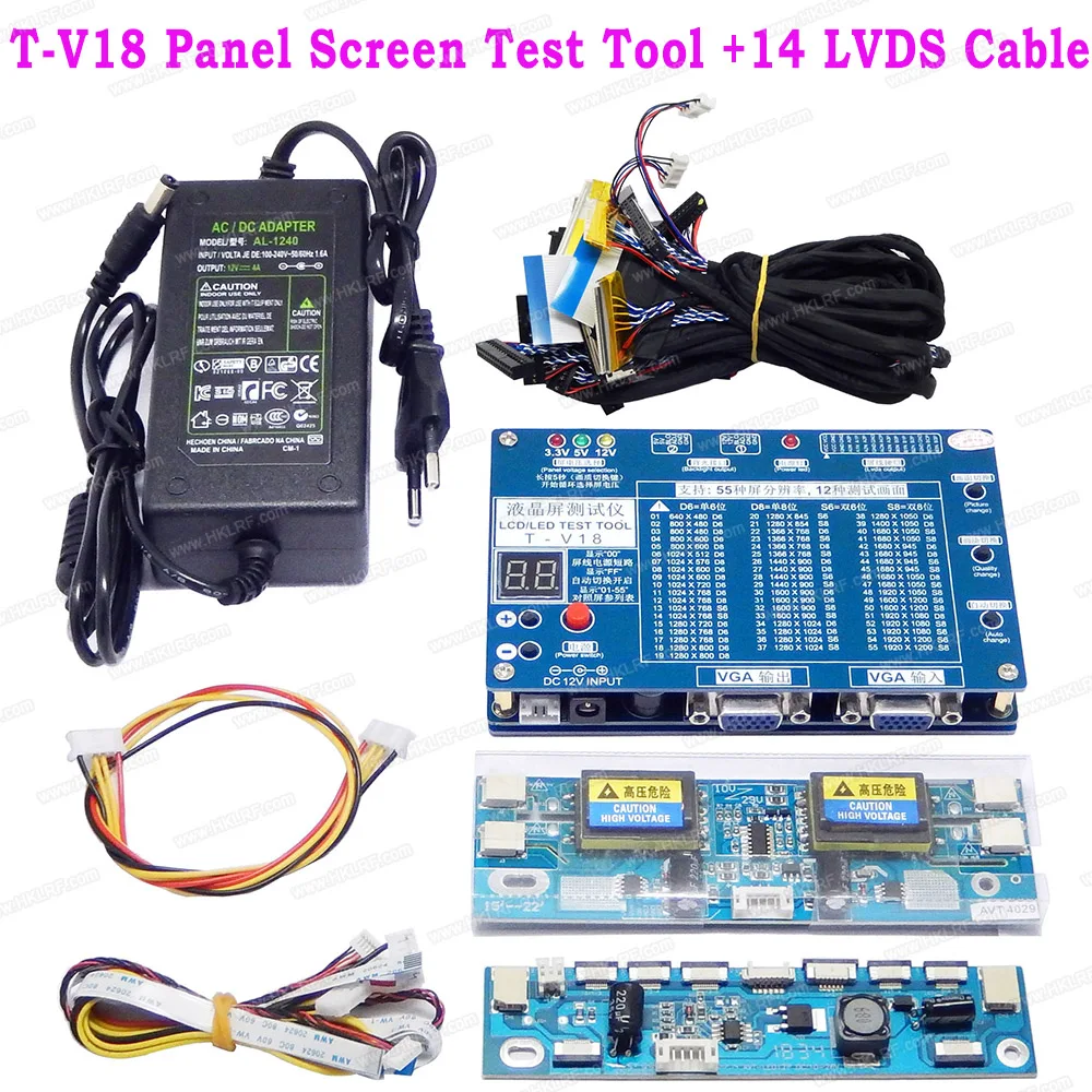 T V18 светодиодный ЖК экран тест er инструмент Панель Тест + V29V56V59 Универсальный