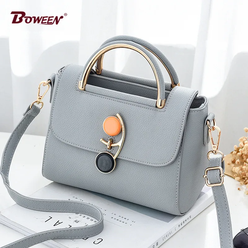 Модные женские сумки сумочки искусственная кожа рук сумка Топ-ручка сумки женские сумочки через плечо для девочек пряжки дизайн