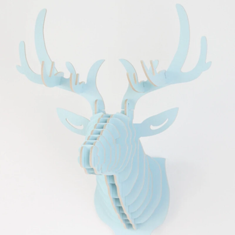3D головоломка деревянная DIY креативная модель украшения дома животное дикая
