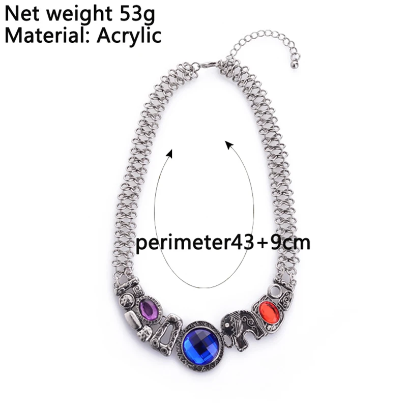 Женское Ожерелье чокер с подвеской в виде слона|chokers necklaces for women|chunky necklacestatement choker