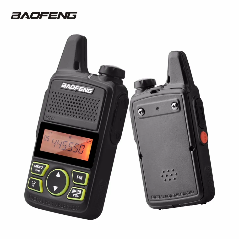 Портативная мини рация Baofeng T1 портативная любительская радиостанция UHF 400 470 МГц 20